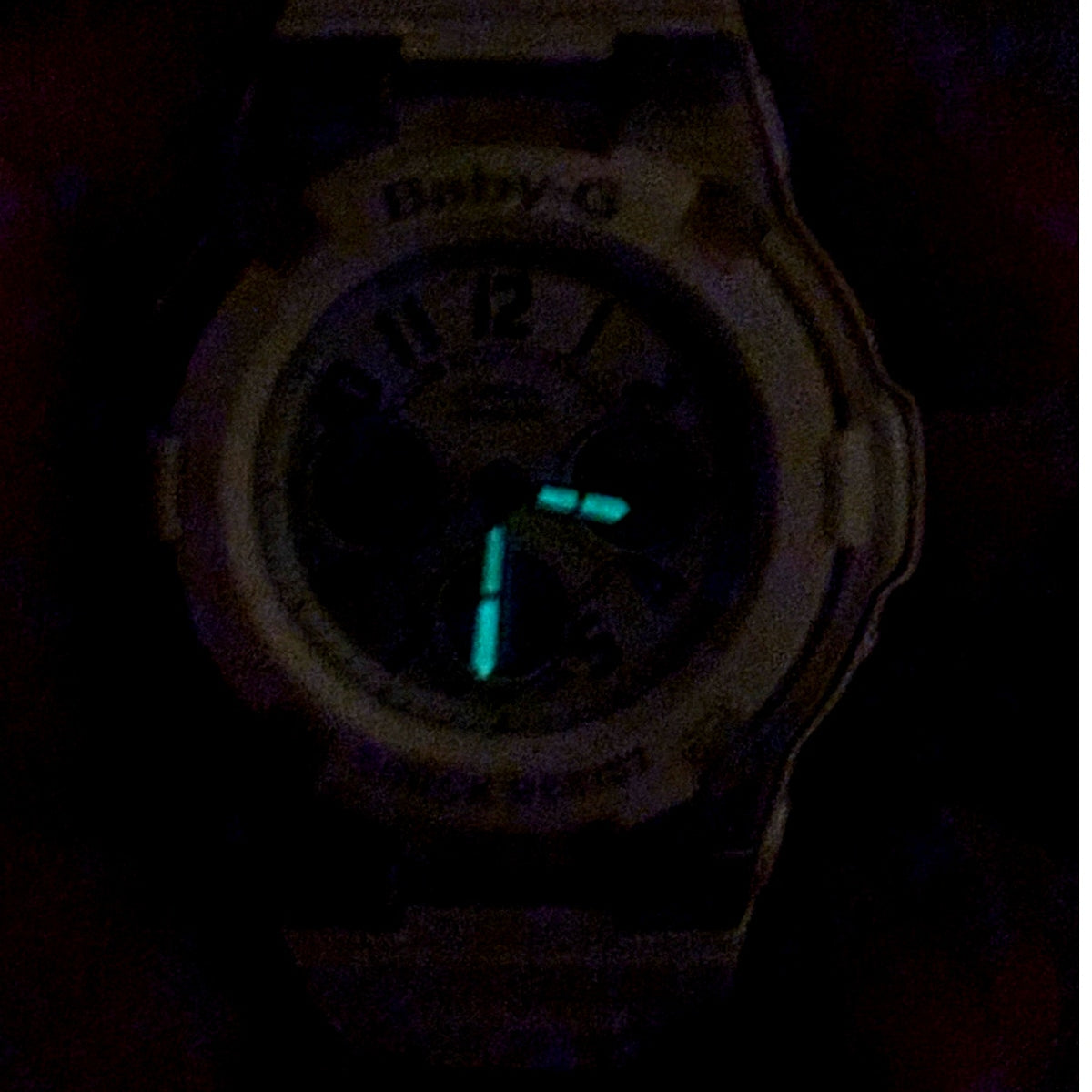 Casio Baby-G BGA110-7B Analog Digital White Women’s Watch Discontinued
