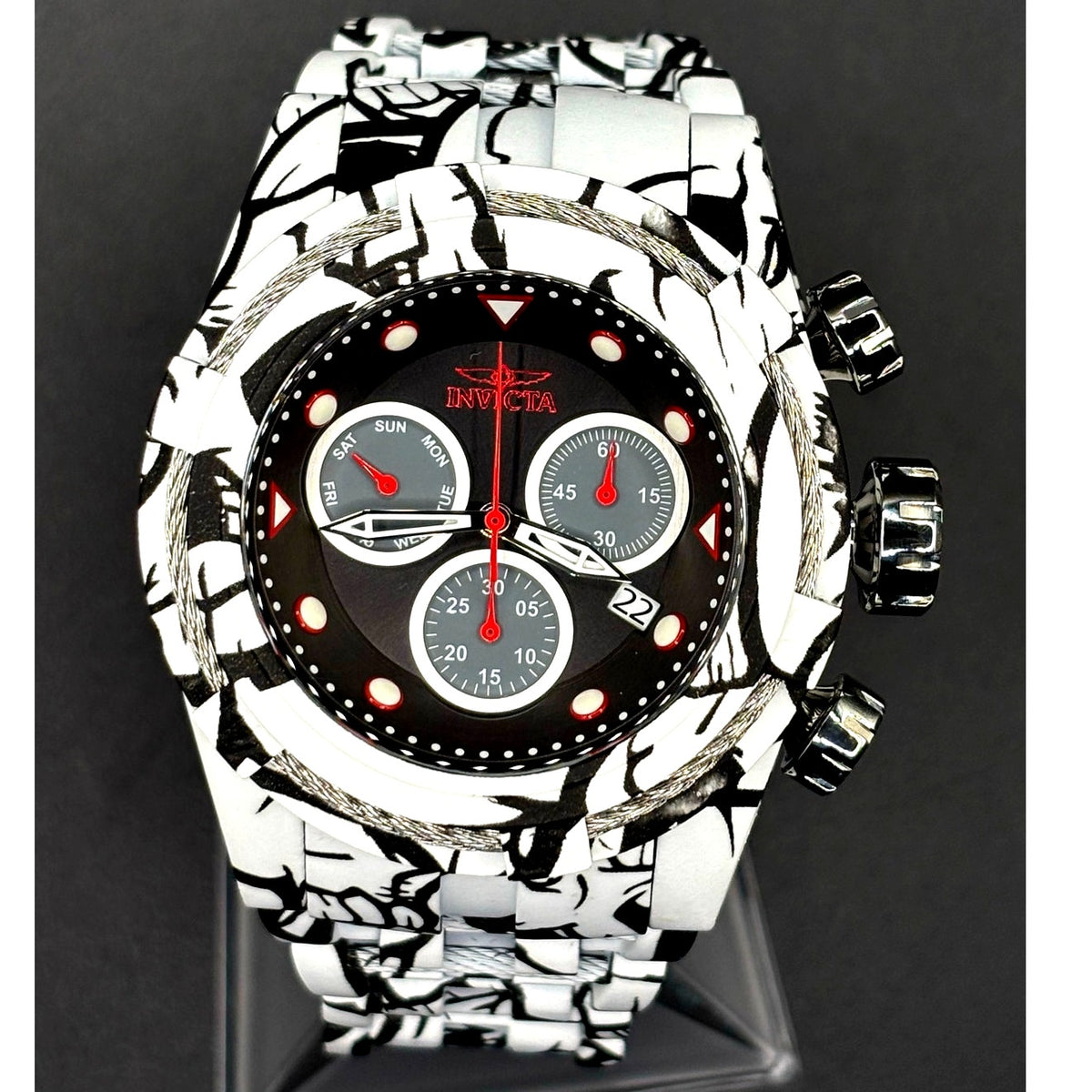 Invicta Bolt Zeus 43859 Chronograph 53mm Aqua Plated Men’s Watch 200M