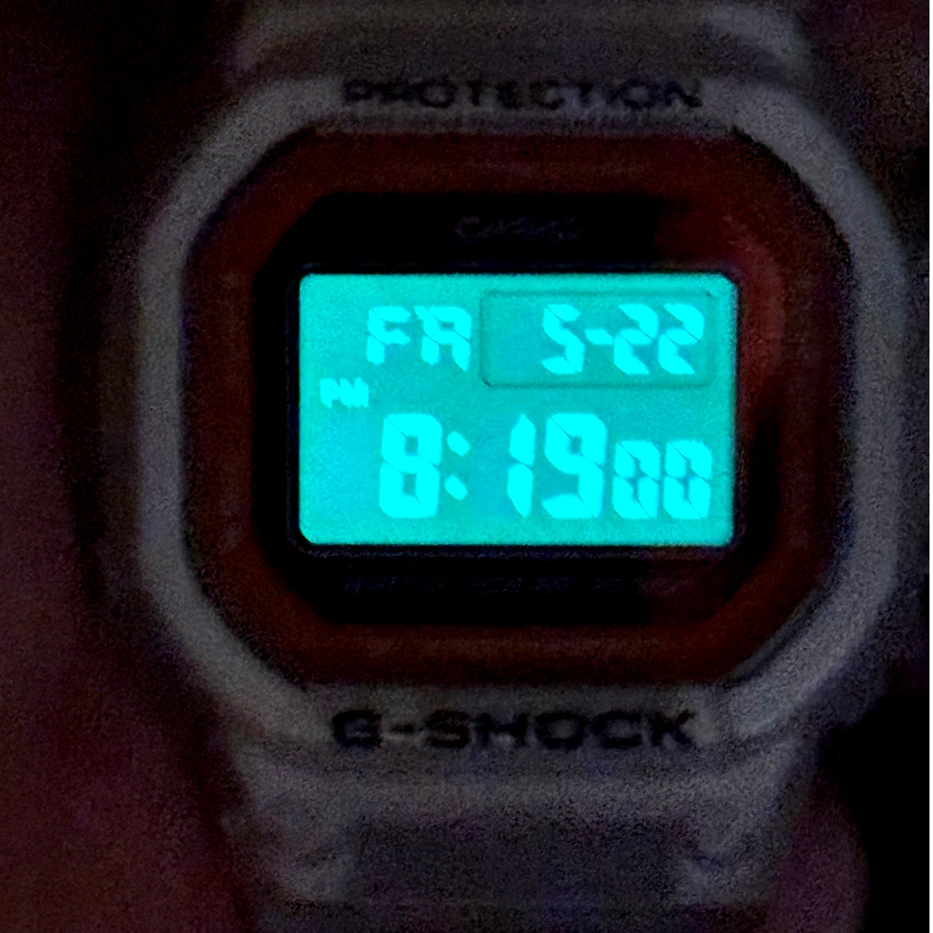 Casio G-Shock DW-5600LS-7 Color Skeleton Series Digital Translucent Watch NIB