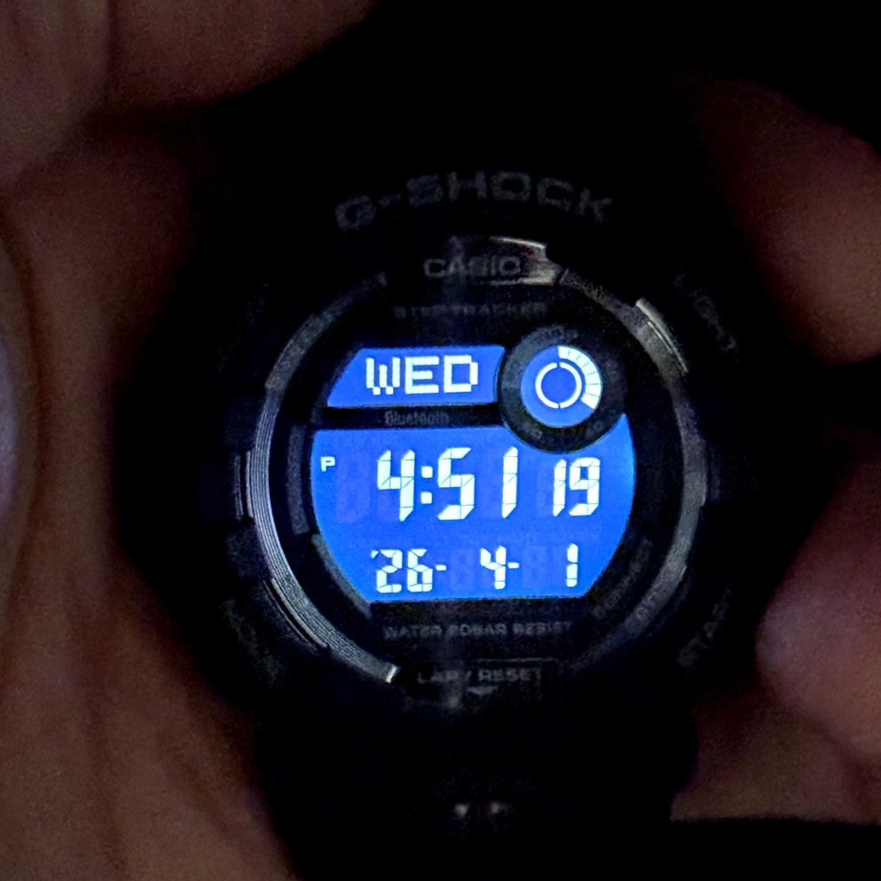 Casio G-Shock Move GBD800-1B Bluetooth Step Tracker World Time Men's Watch NIBWT