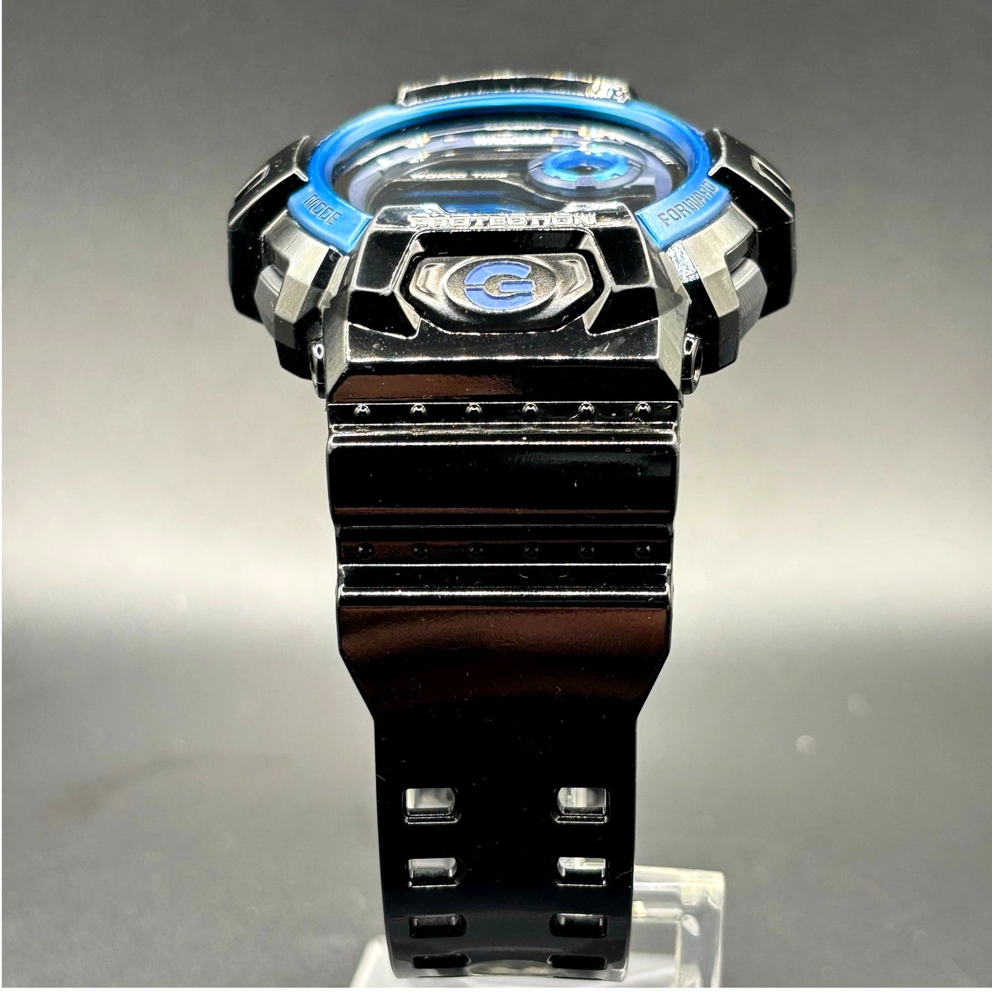 Casio G-Shock G-8900A-1 Glossy Black Blue Dial Digital Men’s Watch 200M NIB
