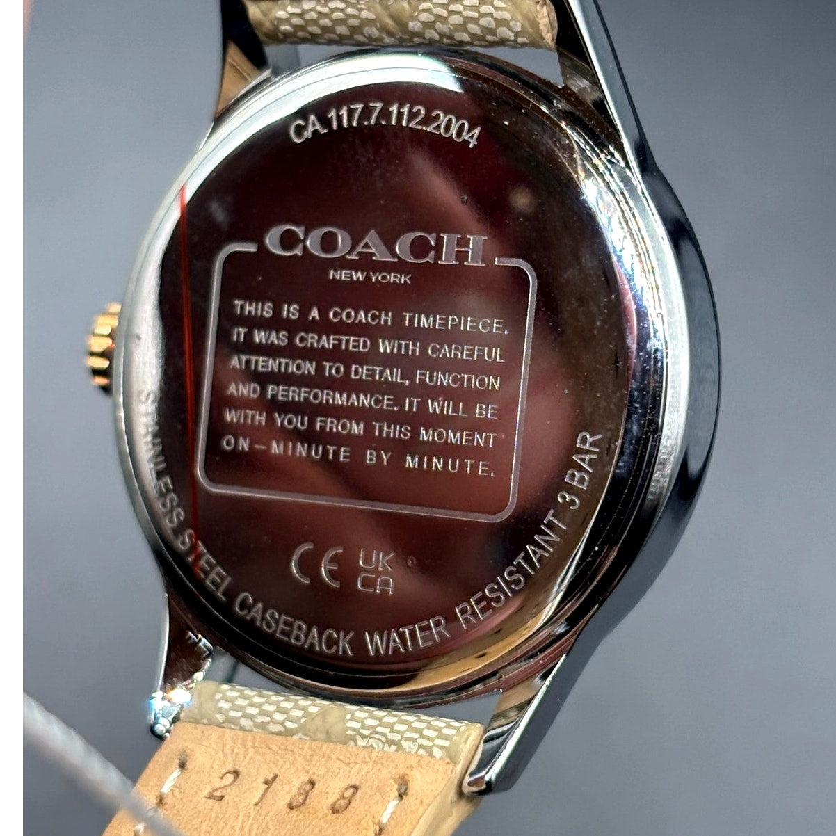 Coach Ruby 14503798 Women’s Watch Signature Jacquard Strap NIBWT Box
