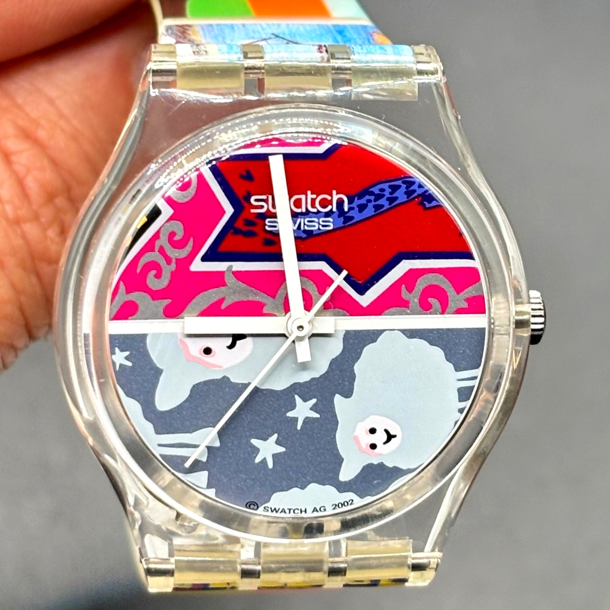 Swatch GZ177 Lots Of Swatch 2002 Club Special Gent Unisex Watch NIB Vintage