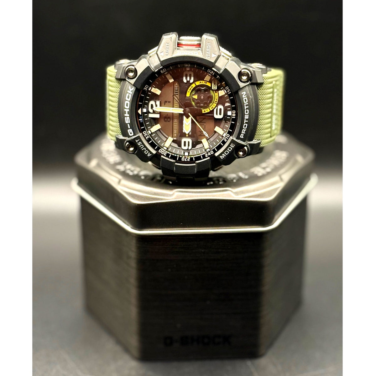 Casio G-Shock Mudmaster GG-1000-1A3 Twin Sensor Green Men’s Watch 200M