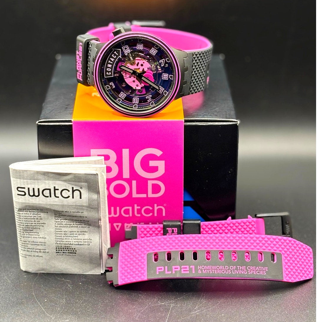 Swatch Big Bold Touchdown SB01B126 47mm Two Strap