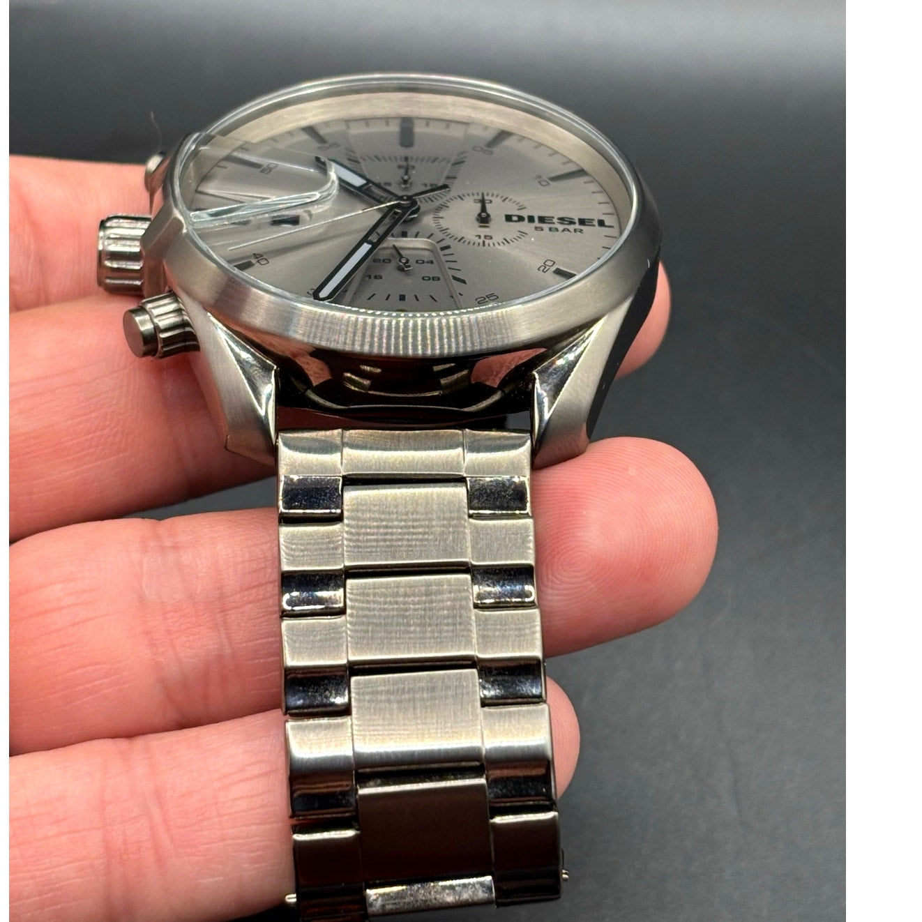 Diesel MS9 Chronograph DZ4484 Gunmetal Gray Dial Men’s Watch 47mm
