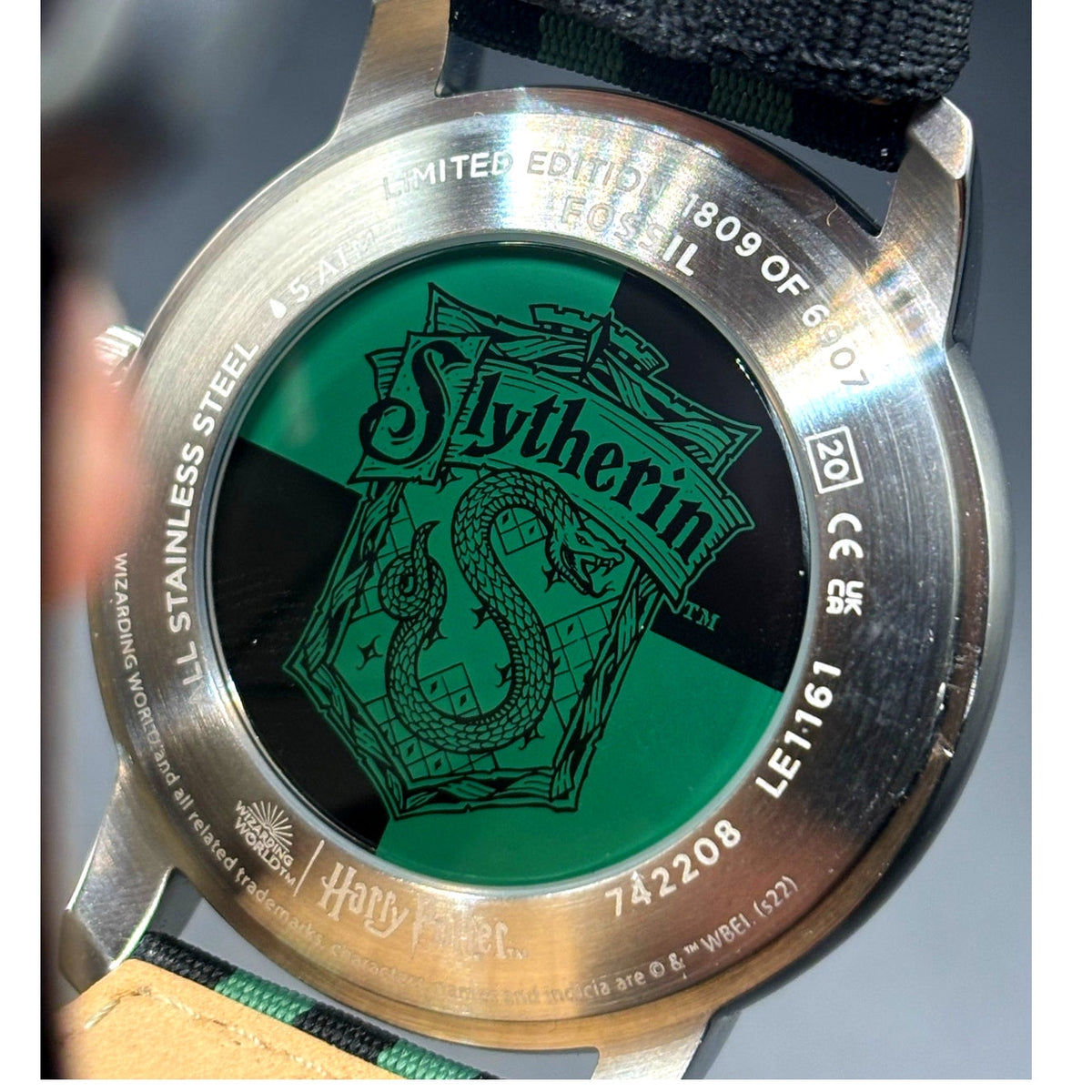 Fossil x Harry Potter Slytherin LE1161 Limited Edition 40mm Watch NIBWT