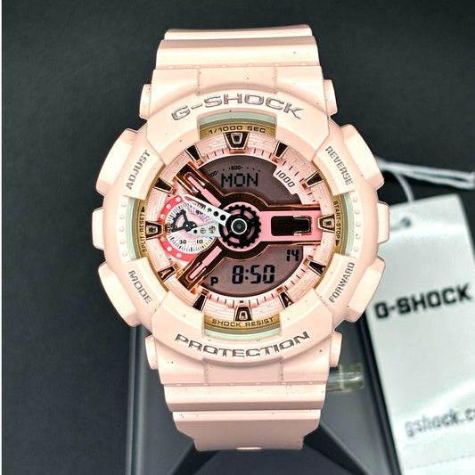Casio G-Shock GMA-S110MP-4A1 Pink Analog Digital Women’s Watch NIBWT