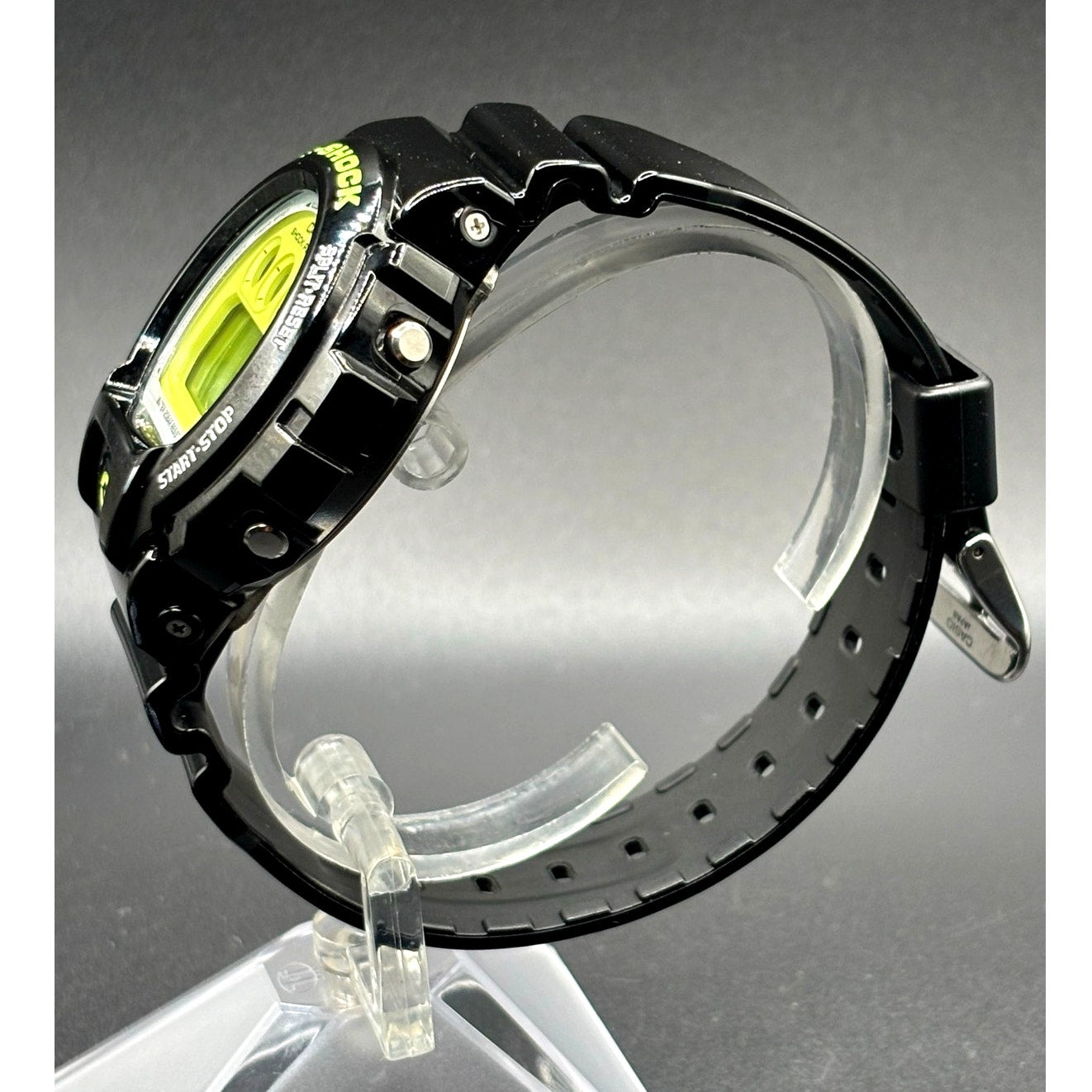 Casio G-Shock DW6900RCS-1 Lime Green Glossy Black Digital Men's Watch NIB