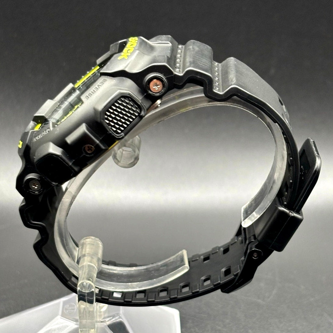 Casio G-Shock GA140DC-1A Analog Digital Black Vivid Yellow Men's Watch
