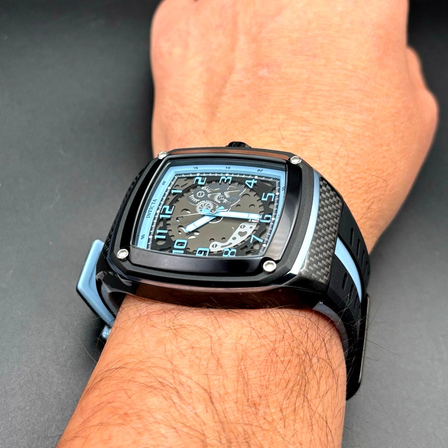 Invicta Racing JM Limited Edition 48066 Men’s Blue Black Silicone Watch NIBWT