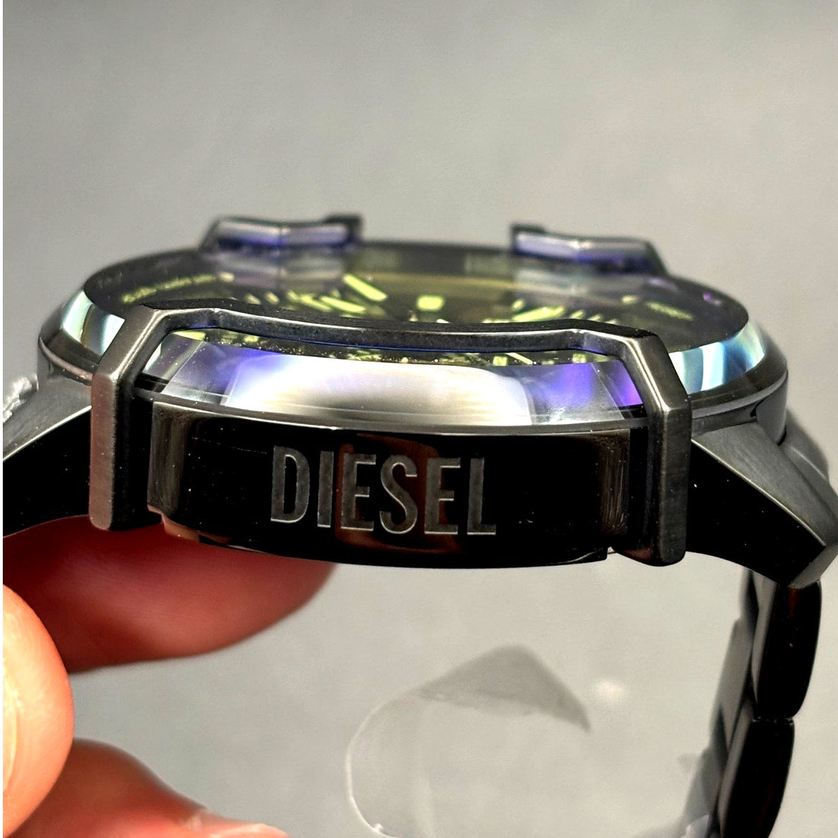 Diesel DZ4529 Griffed Men's Black Stainless Steel 48mm Chronograph Watch NIBWT