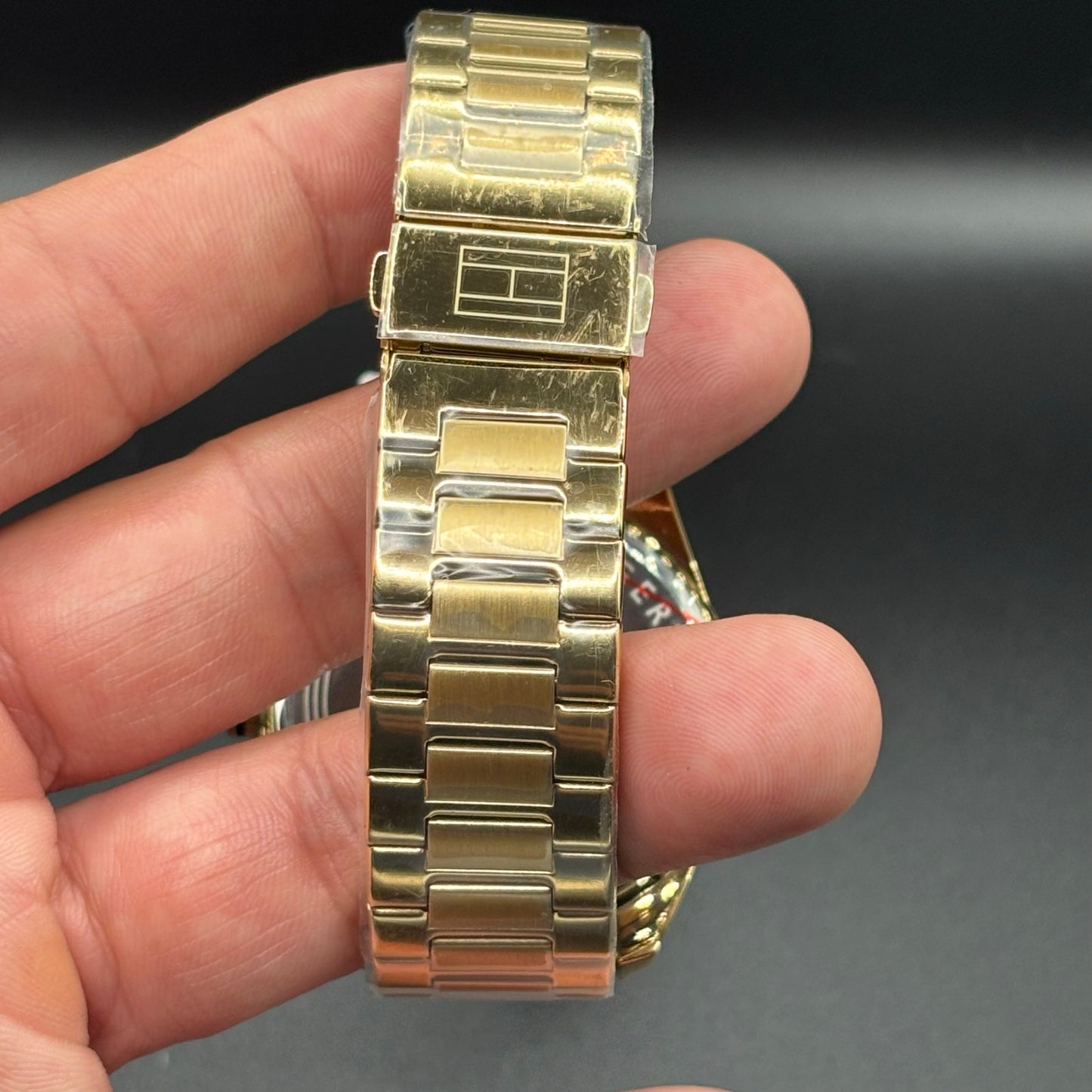 Tommy Hilfiger Griffin 1710457 Men’s 43mm Gold Stainless Steel Quartz NIBWT