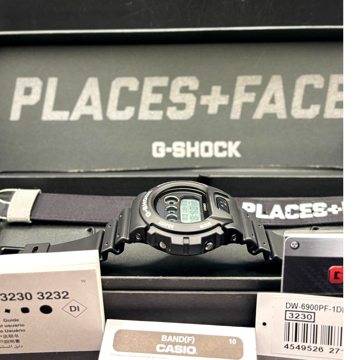 Casio G-Shock DW-6900PF-1 PLACES+FACES Limited Edition Full Set