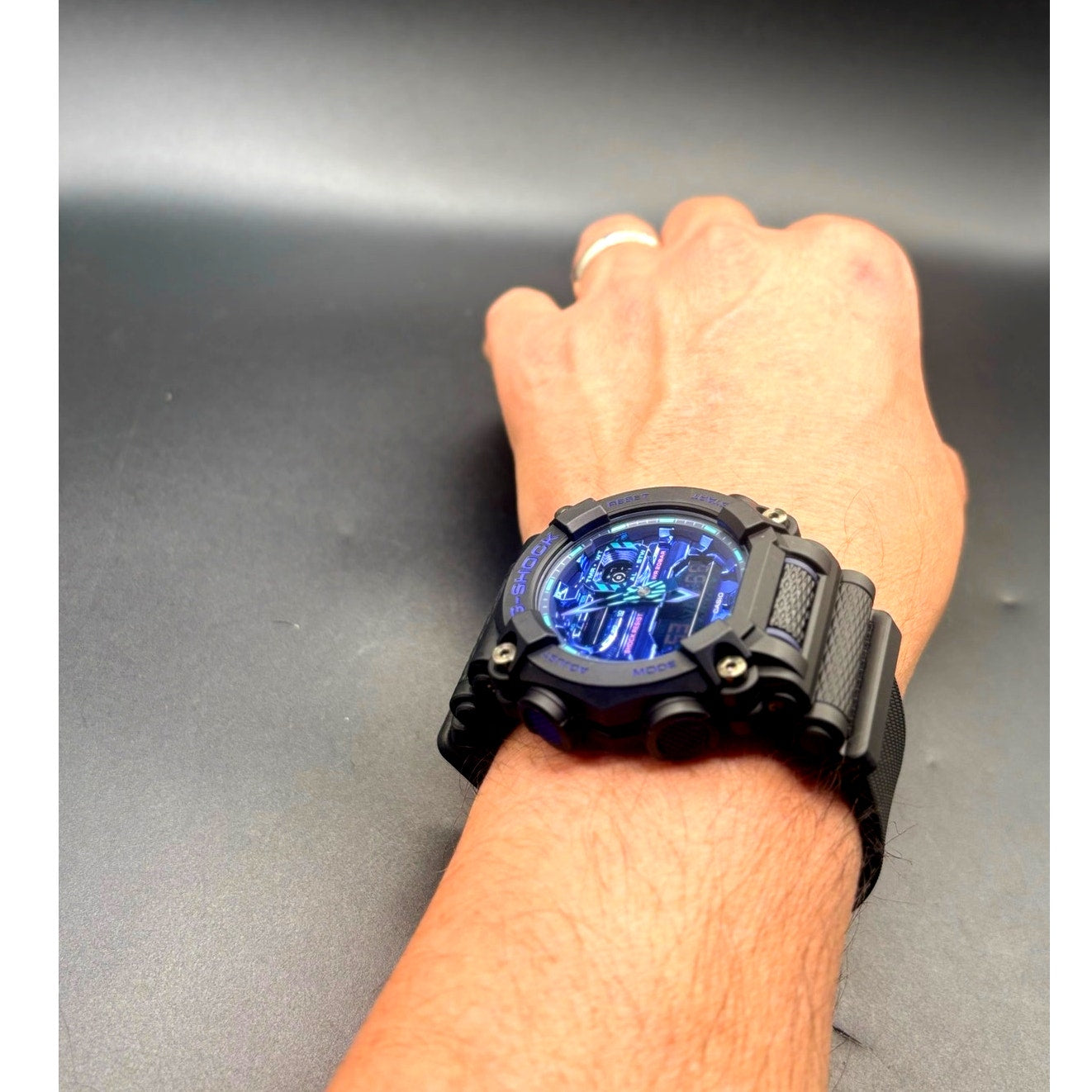 Casio G-Shock GA900VB-1A Virtual Blue Series Analog Digital Watch NIB