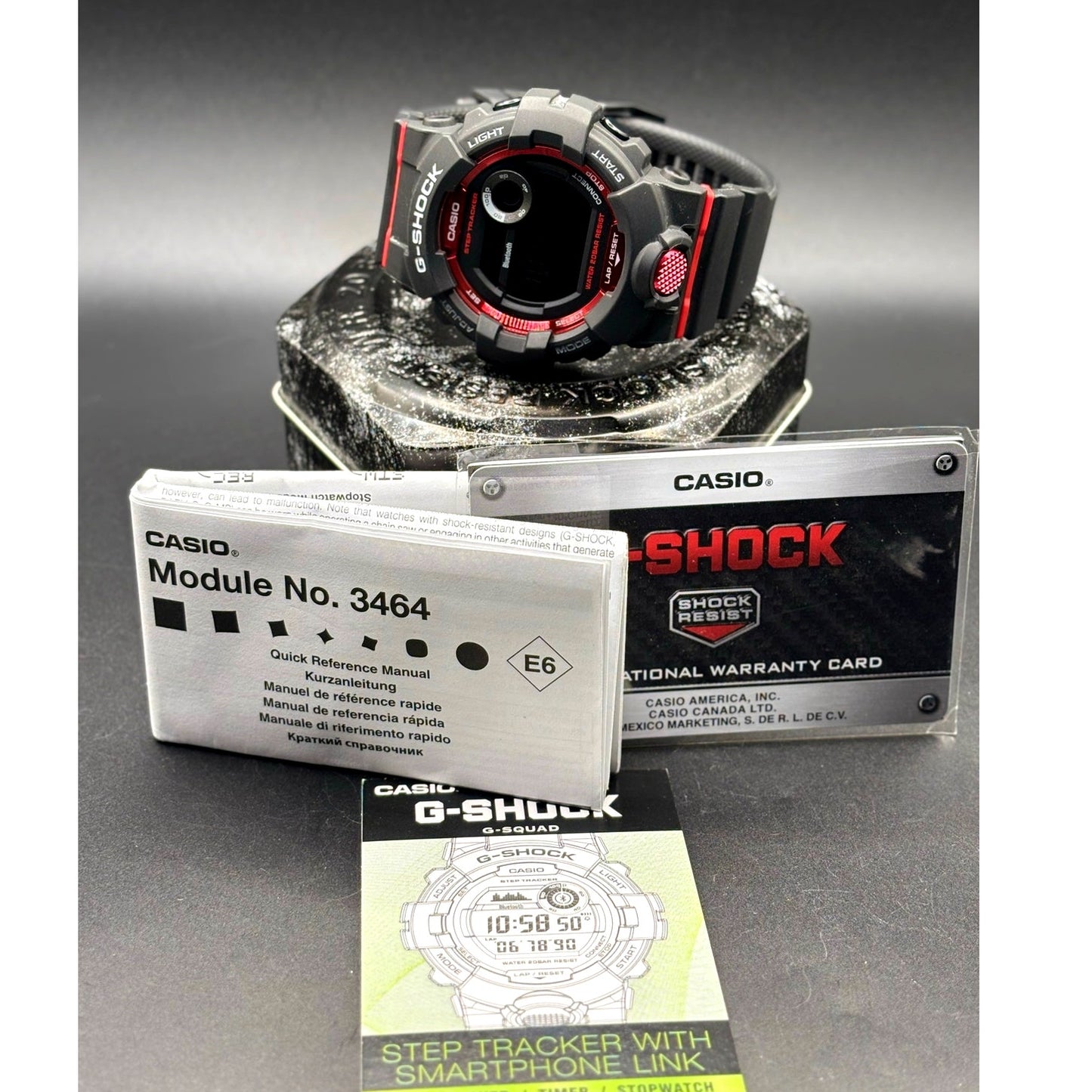 Casio G-Shock Move GBD800-1 Bluetooth Step Tracker Fitness Watch NIB