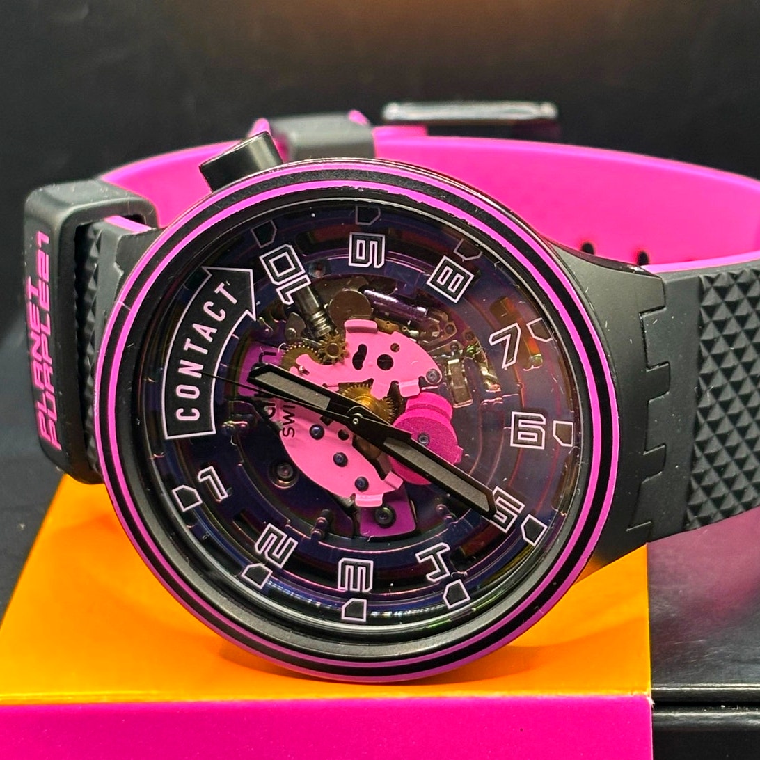 Swatch Big Bold Touchdown SB01B126 47mm Two Strap