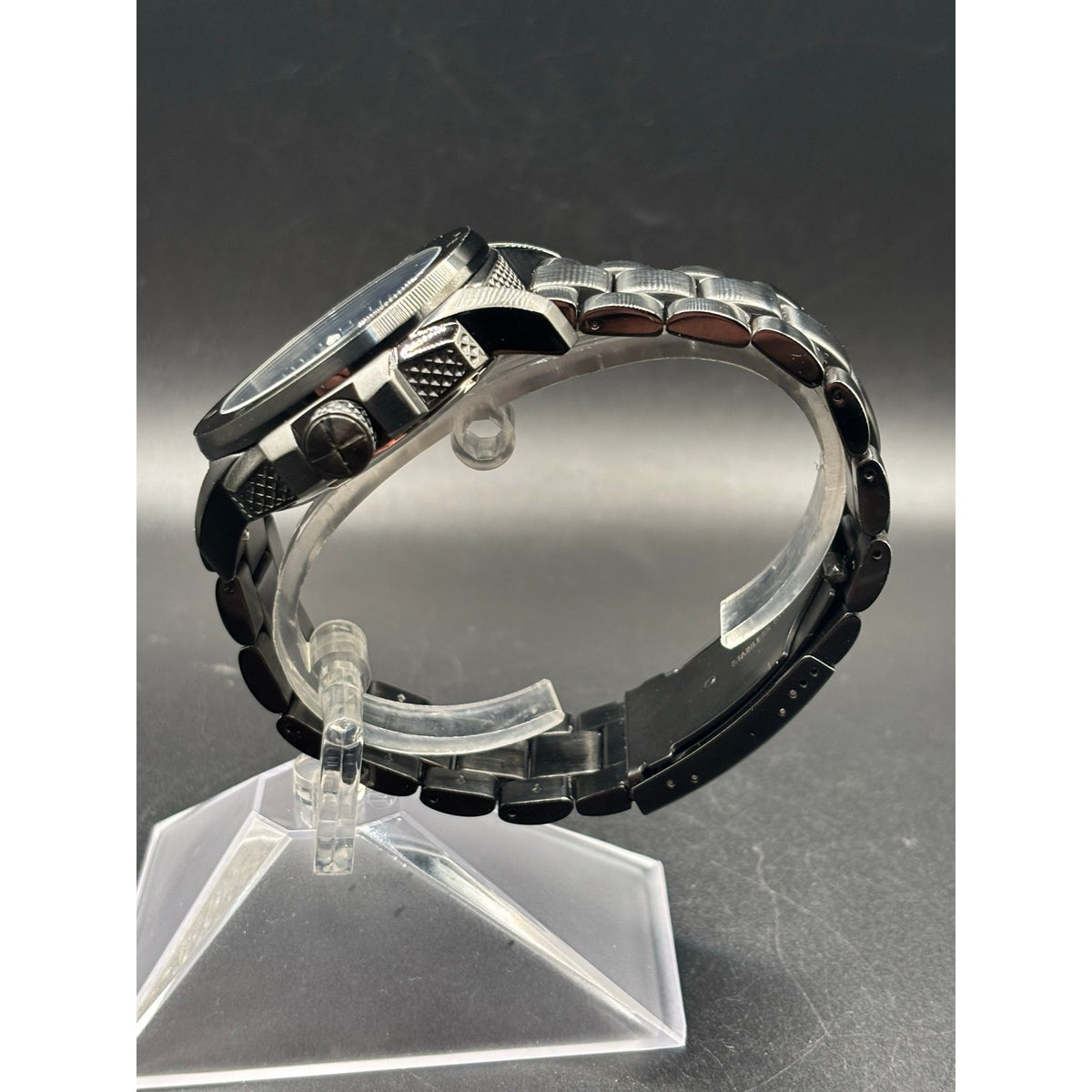 Fossil ME3080 Modern Machine Automatic Skeleton Black Steel Men’s Watch 50mm