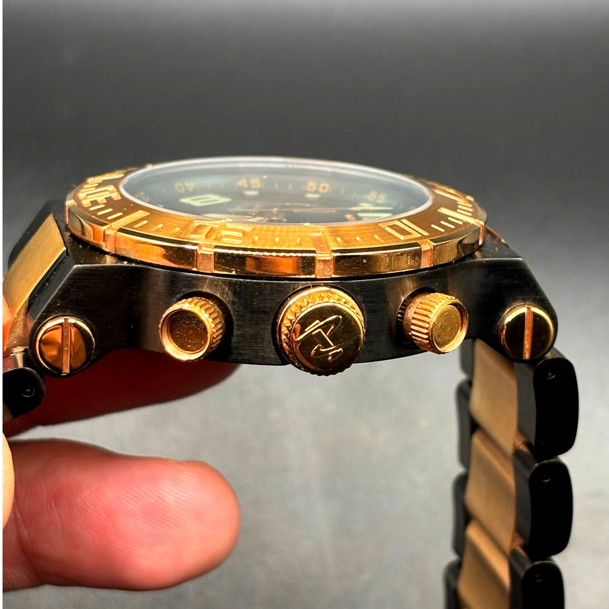 Invicta Reserve 6763 Swiss Made Chronograph 18K Rose Gold Plated Men's Watch