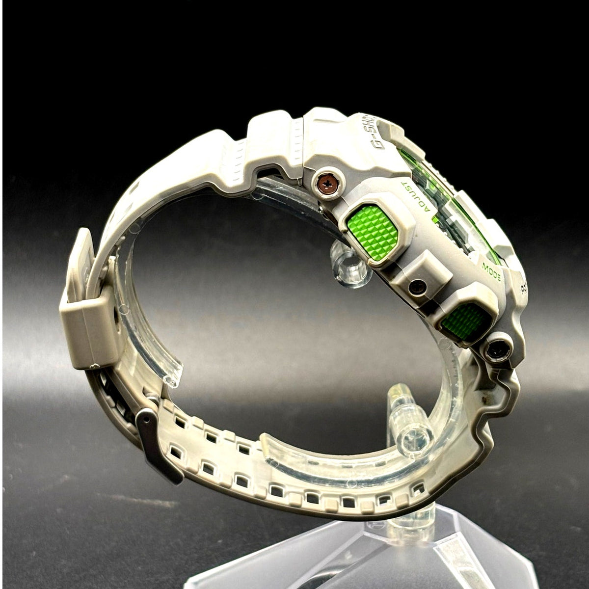 Casio G-Shock GA-110TS-8A3 Gray Neon Green Ana-Digi 51mm Men’s Watch