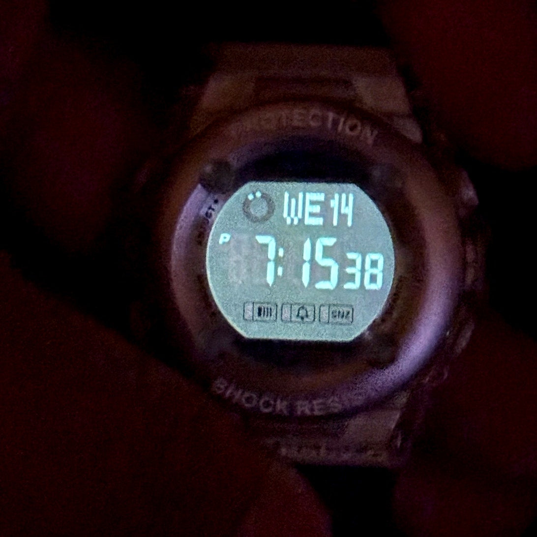 Casio Baby-G BG-1302-2ER Translucent Blue Jelly Digital Women's Watch NIBWT