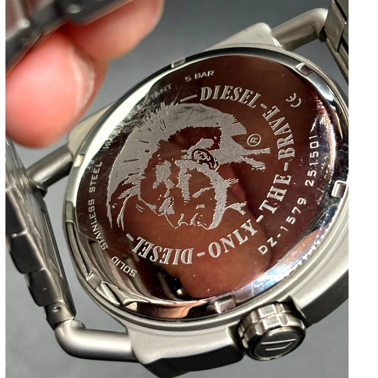 Diesel Descender DZ1579 Black Dial Stainless Steel Men’s Watch