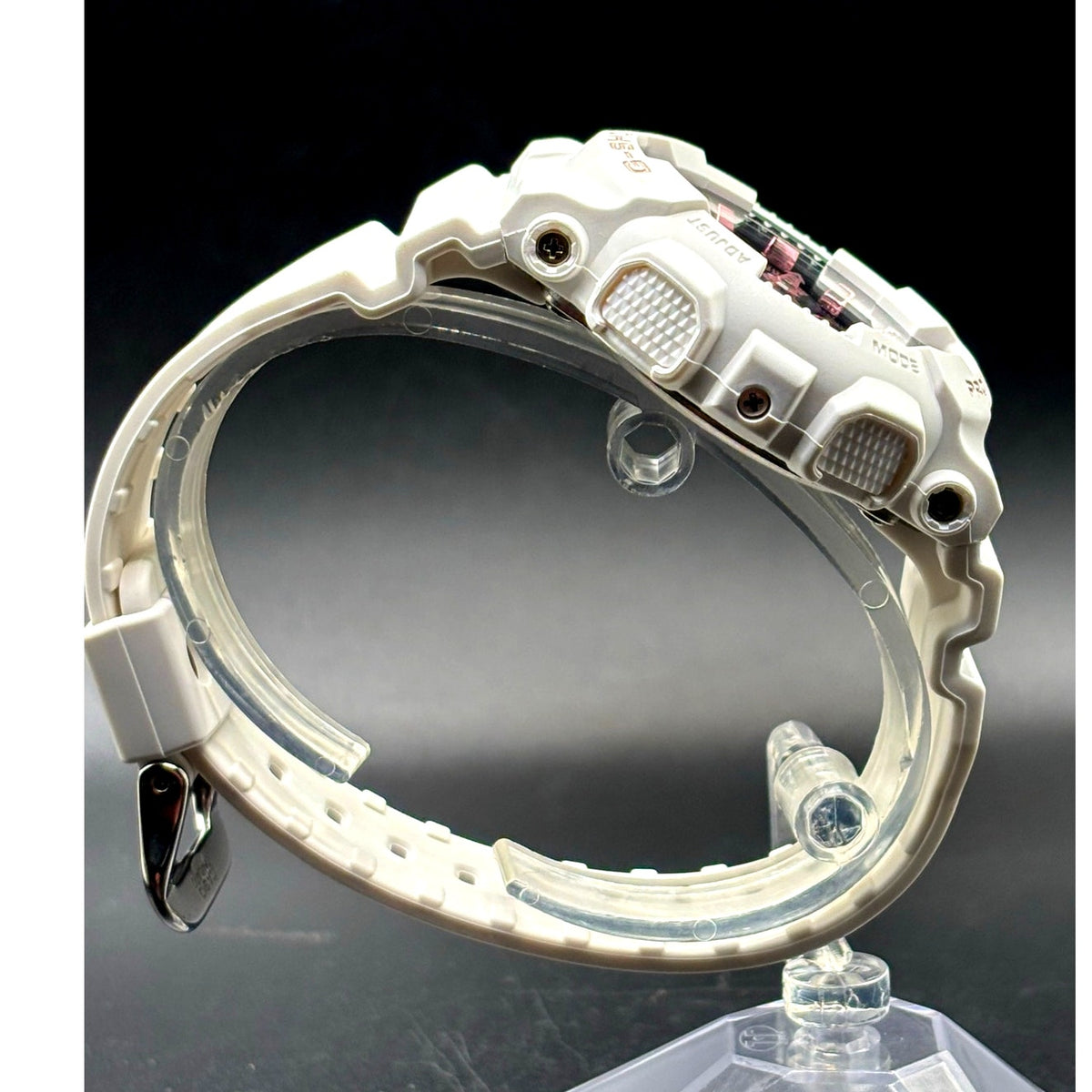 Casio G-Shock GMA-S140M-7A White Rose Gold Analog Digital Women's Watch NIB
