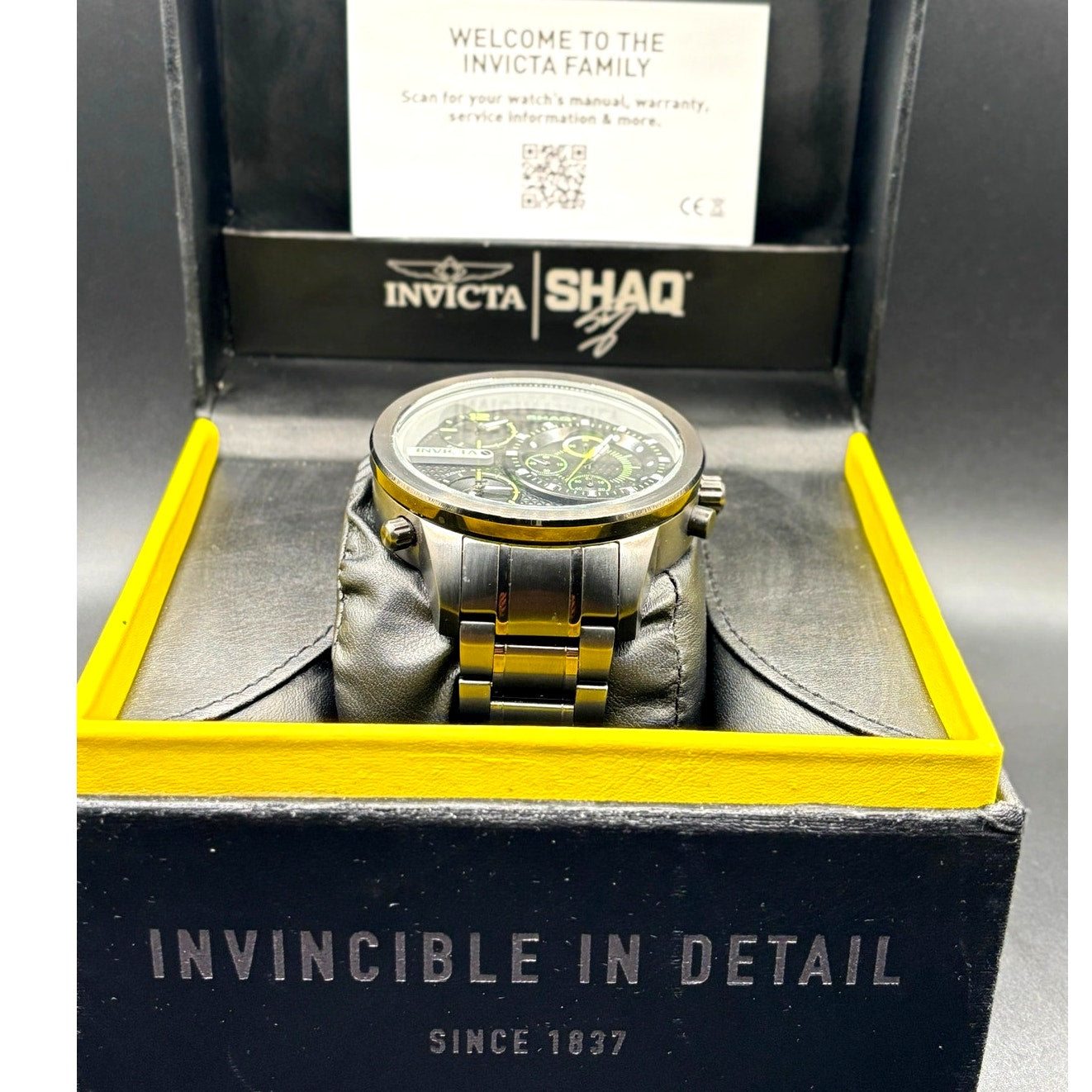 Invicta x SHAQ Zone 34994 Limited Edition Gunmetal 60mm Watch