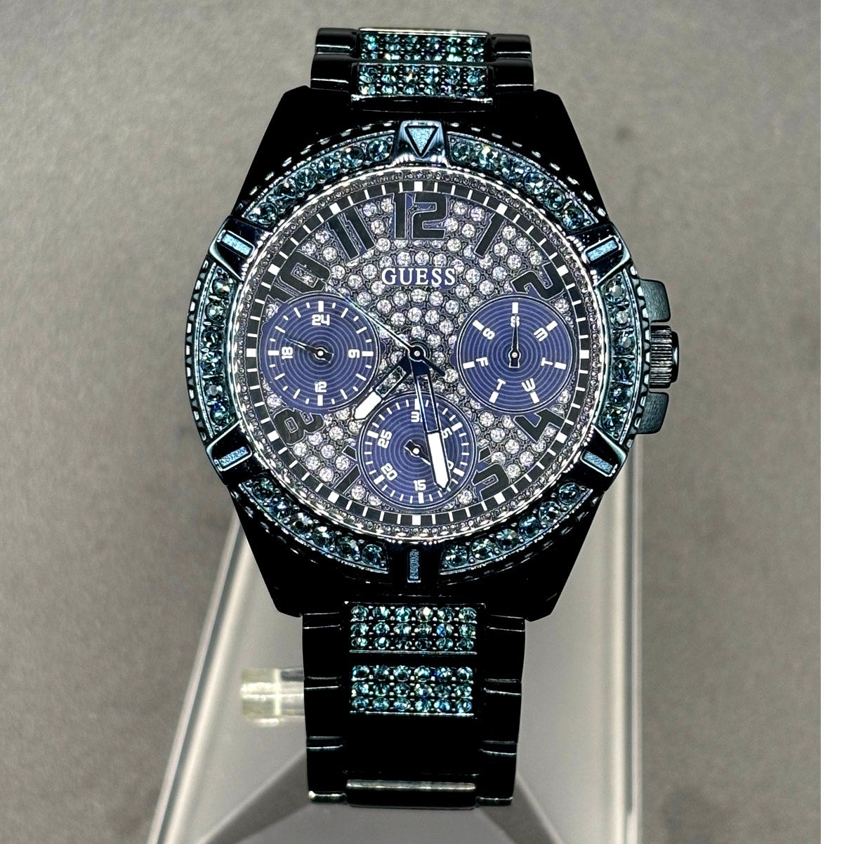 GUESS Lady Frontier GW0044L2 Blue Crystal Multifunction Women's Watch