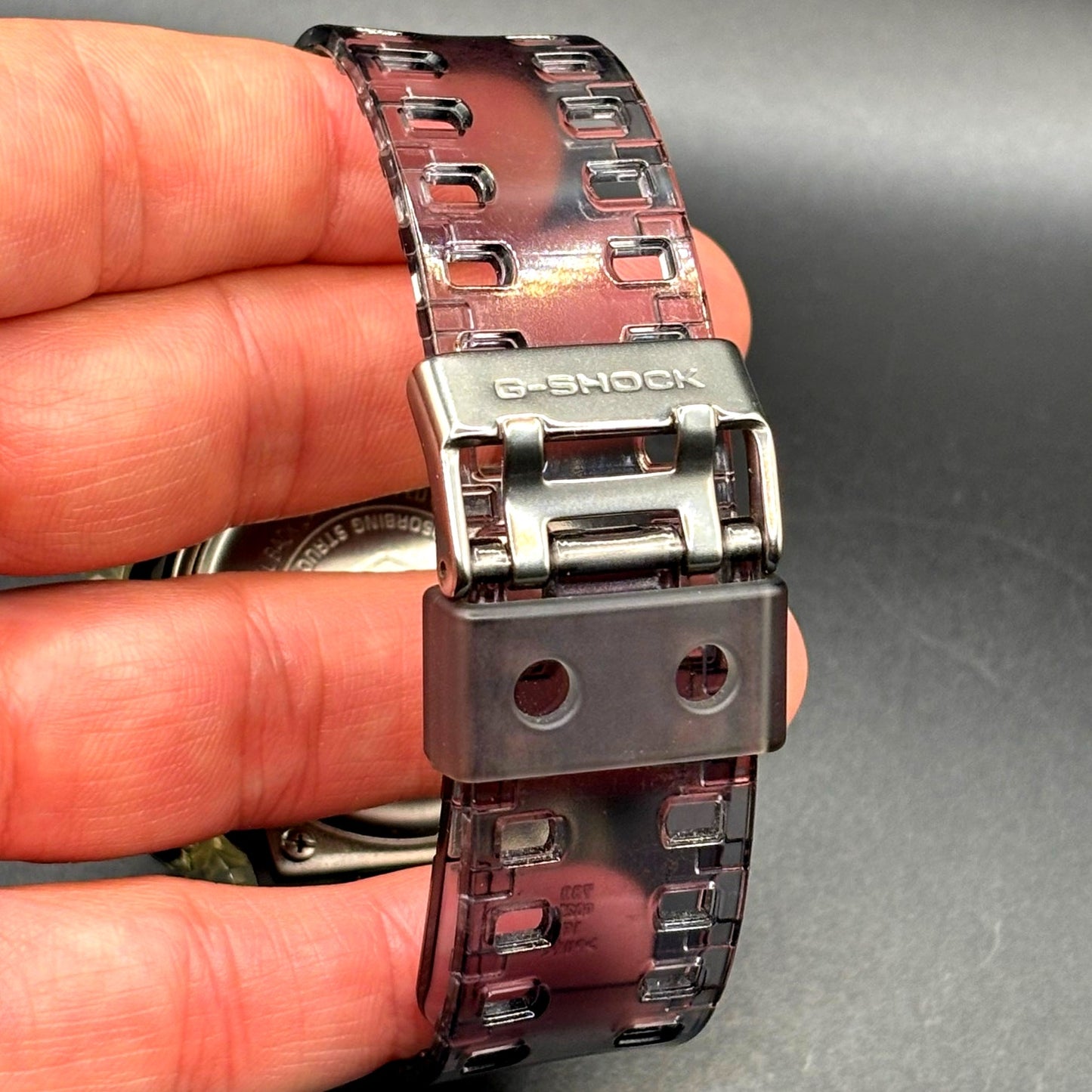Casio G-Shock GA-700SK-1A Clear Skeleton Series Transparent Resin Watch NIB