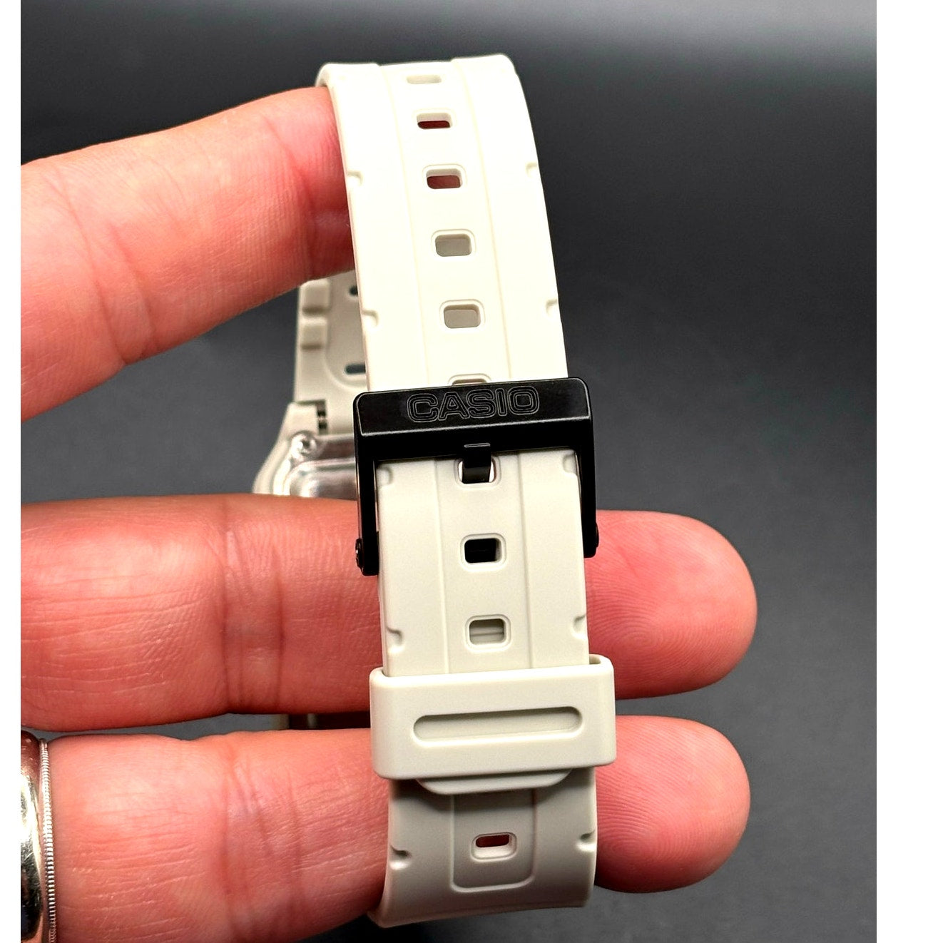 Casio CA53WF-8B Data Bank Retro Calculator Vintage White Resin Digital Watch