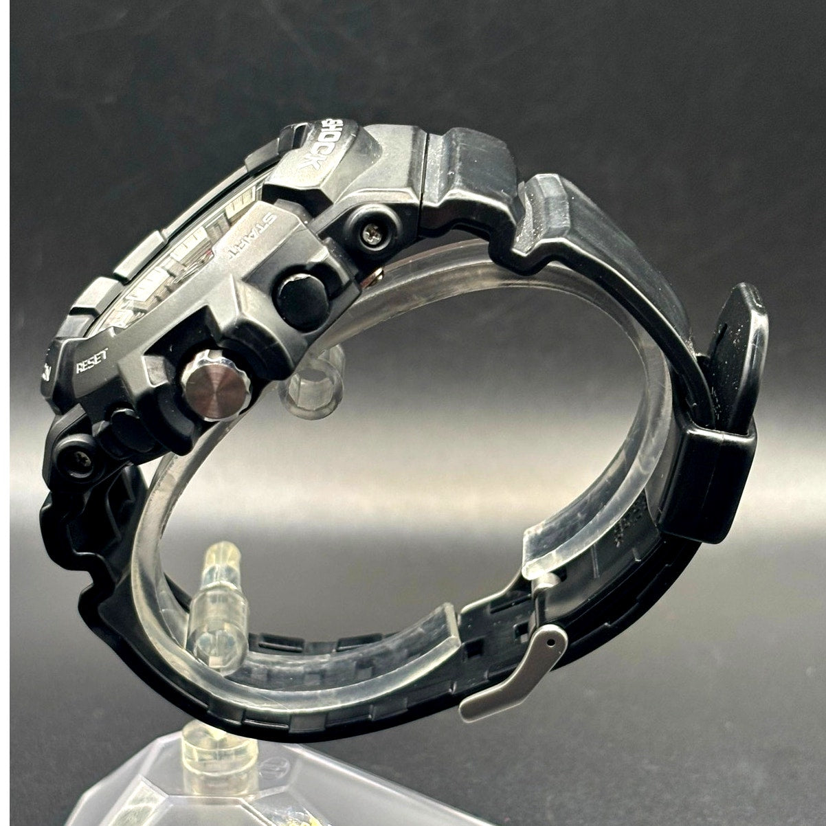 Casio G-Shock GAC-110-1A Analog Chronograph Black Silver 200M Watch