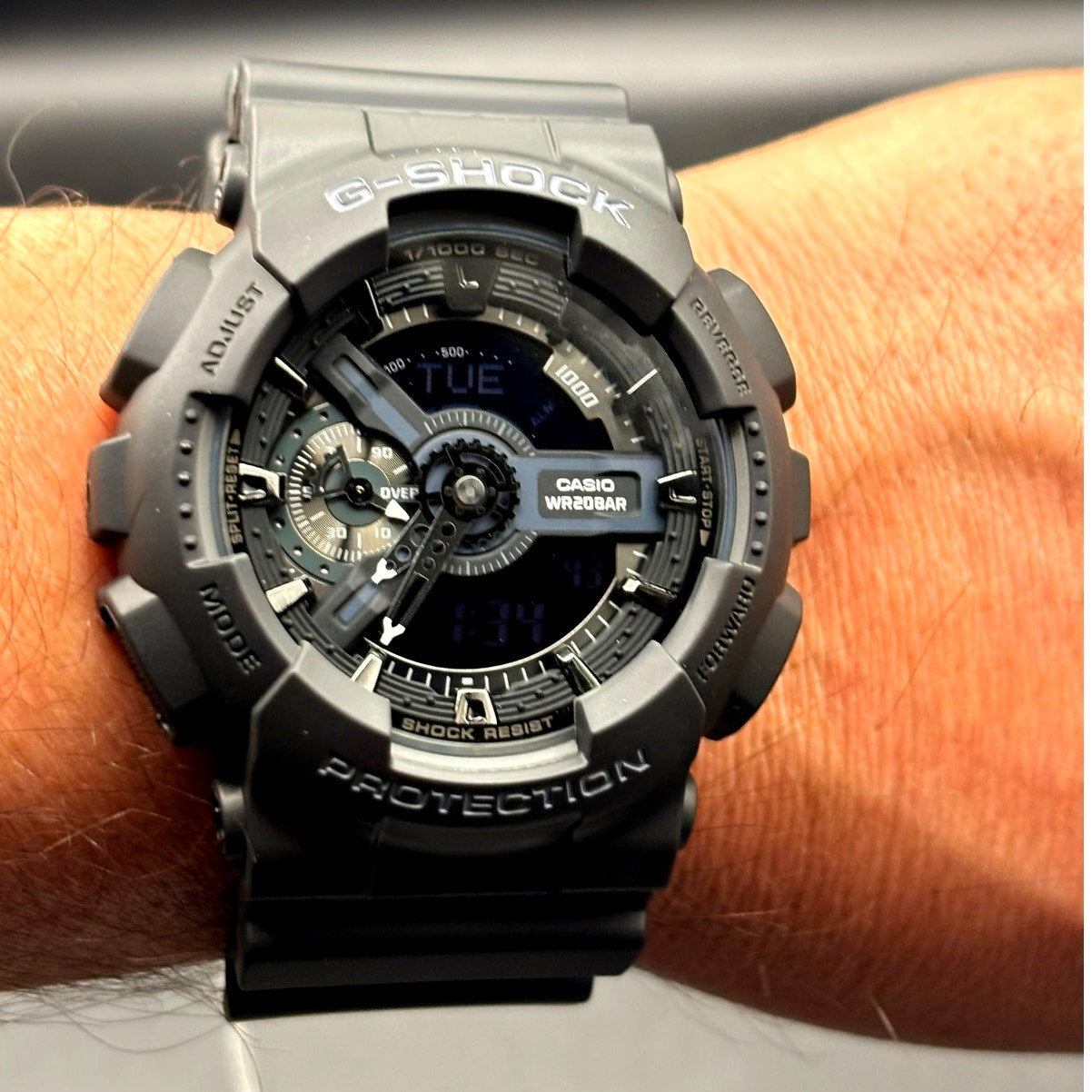 Casio G Shock GA110-1B Black Analog Digital 200M Shock Resistant Men’s Watch NIB