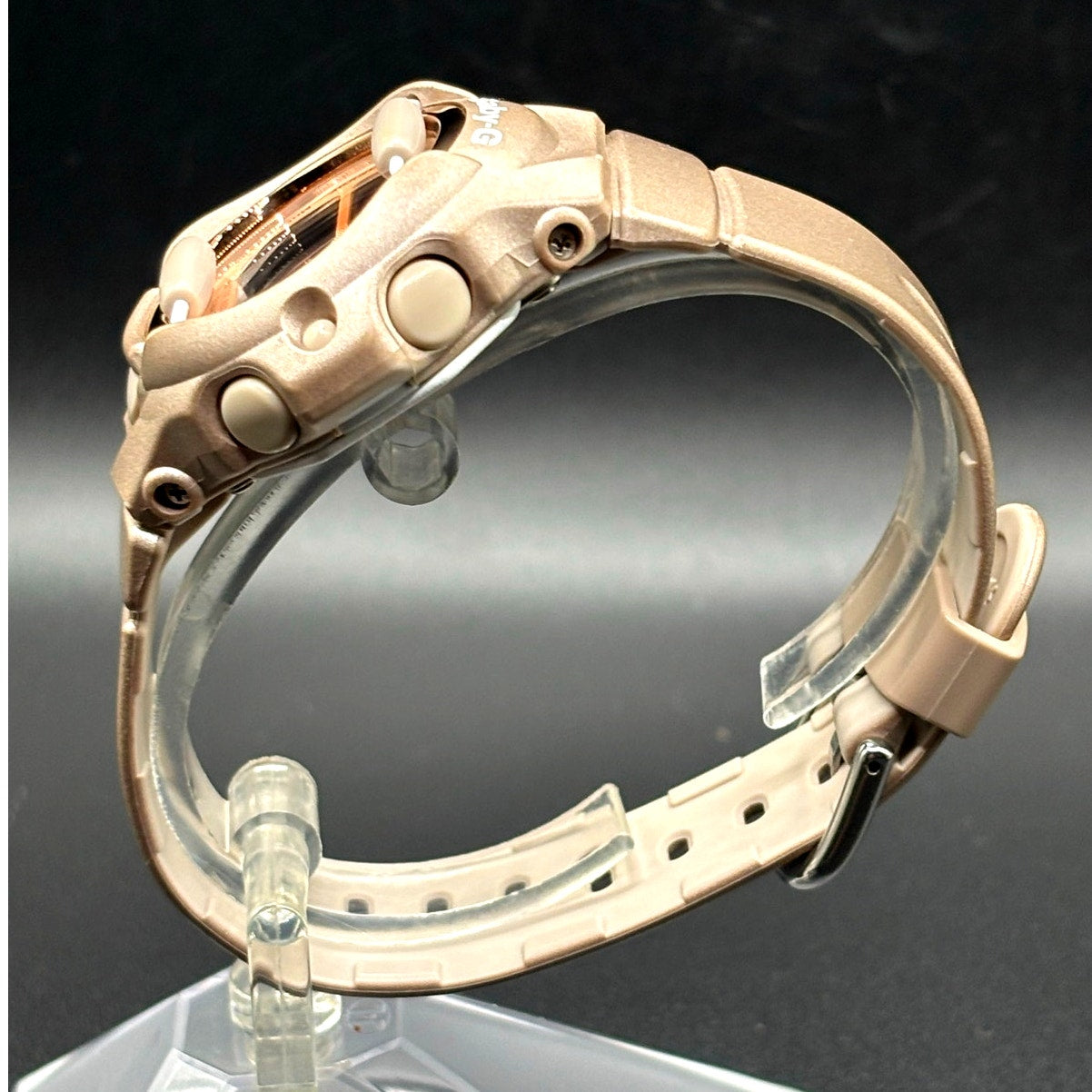 Casio Baby-G BG169G-4 Bronze Rose Gold Digital Women's Watch NIB Discontinued