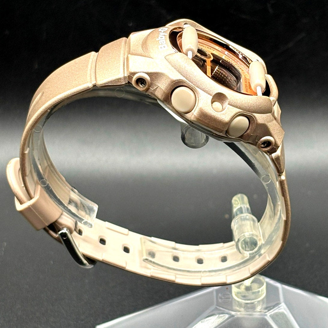 Casio Baby-G BG169G-4 Bronze Rose Gold Digital Women's Watch NIB Discontinued