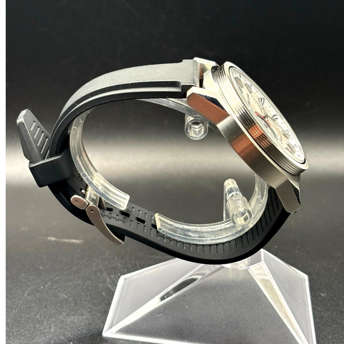 Michael Kors Access Grayson MKT4009 Hybrid Smartwatch 47mm Silver Black Strap