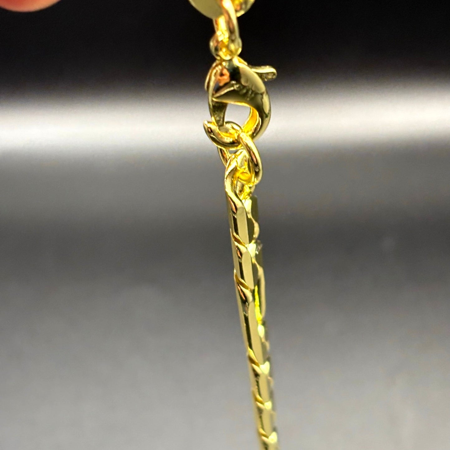 Mason Parker Men’s Gold Plated Brass Curb Link Chain Necklace NIB
