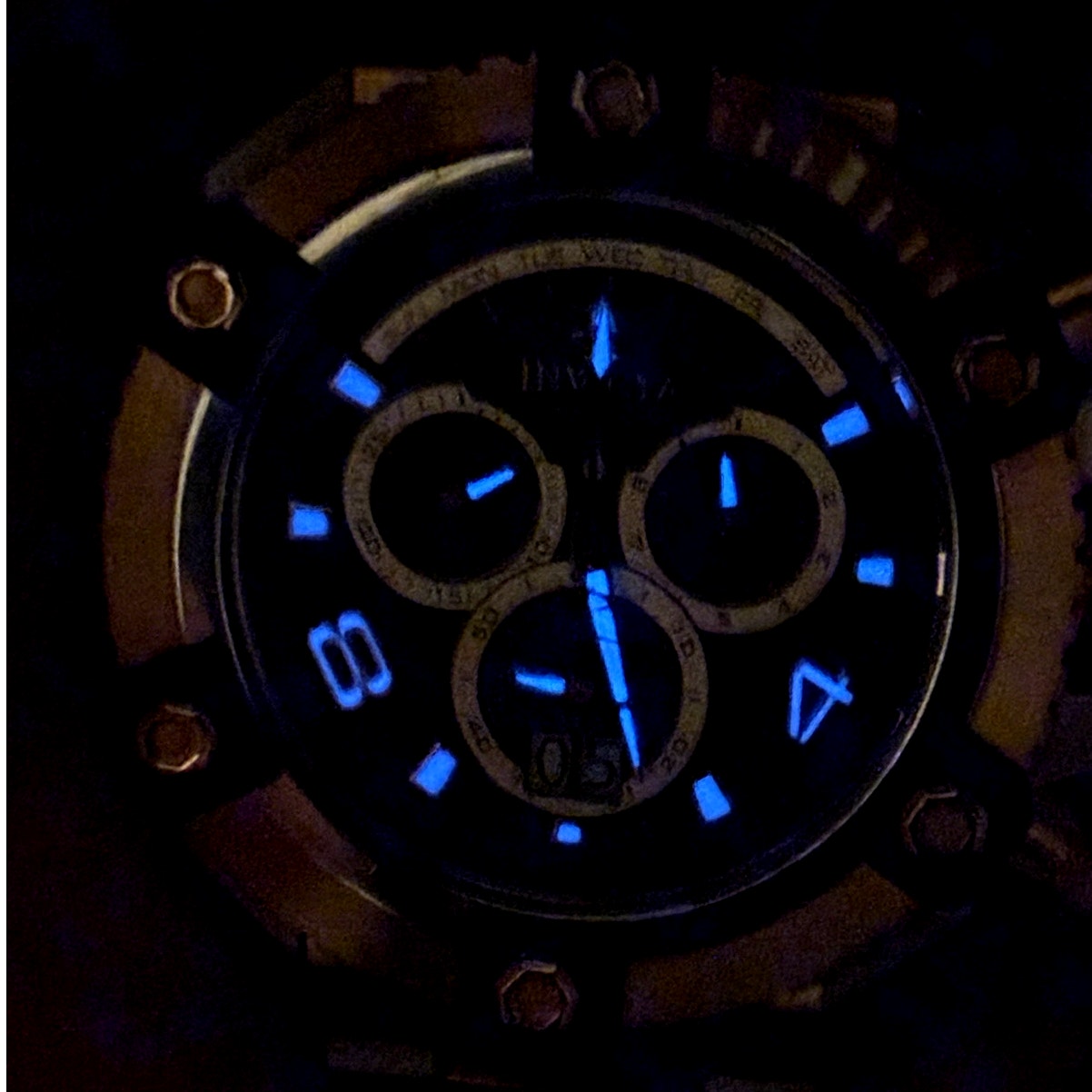 Invicta 0337 Reserve Arsenal Swiss Made Chronograph 56mm Two Tone Men's Watch
