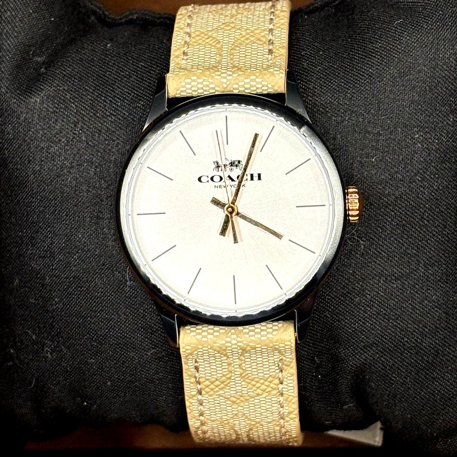 Coach Ruby 14503798 Women’s Watch Signature Jacquard Strap NIBWT Box