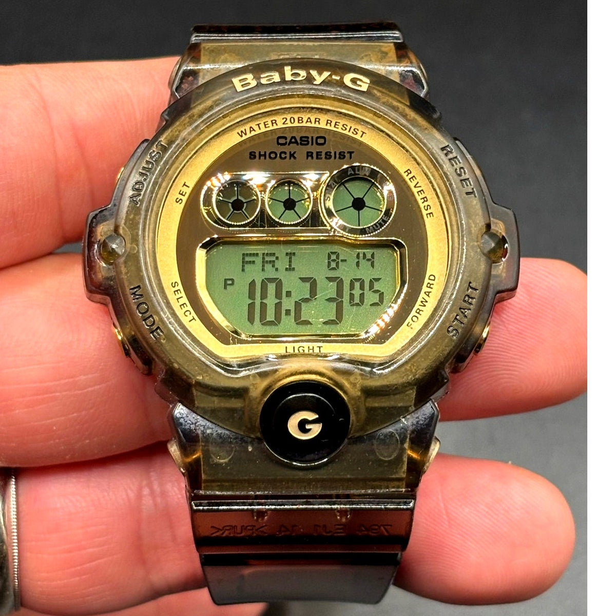 Casio Baby-G BG6901-8 Smoke Gold Digital 200M Vintage Watch