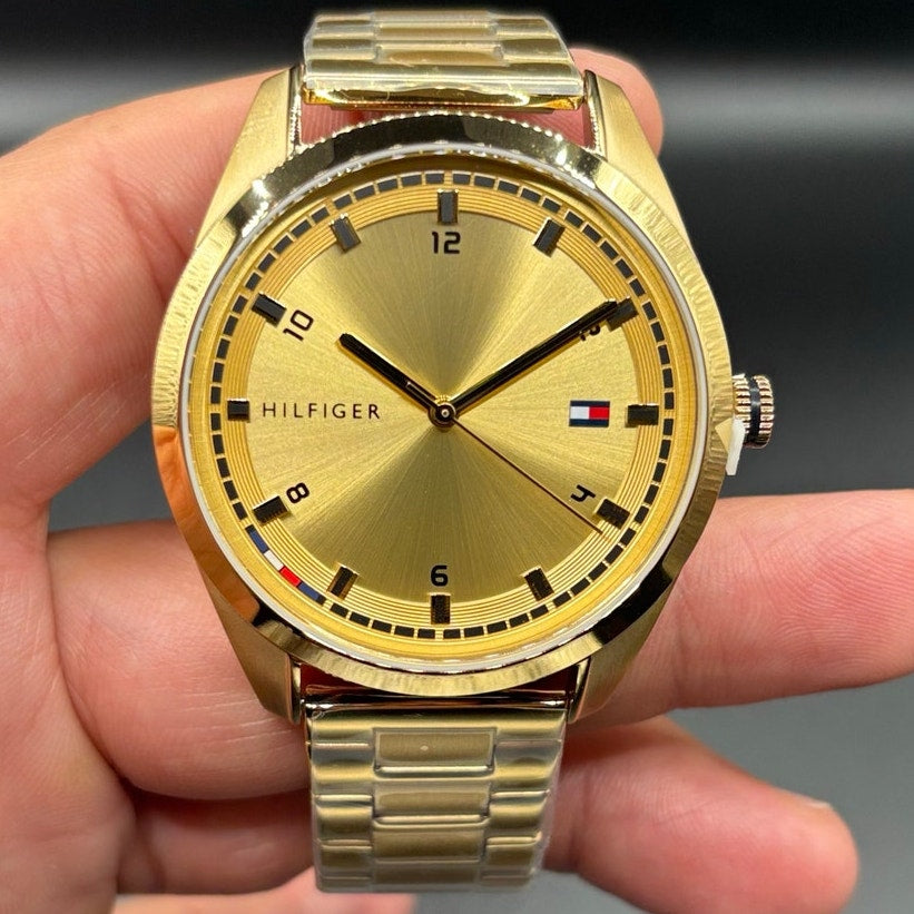 Tommy Hilfiger Griffin 1710457 Men’s 43mm Gold Stainless Steel Quartz NIBWT