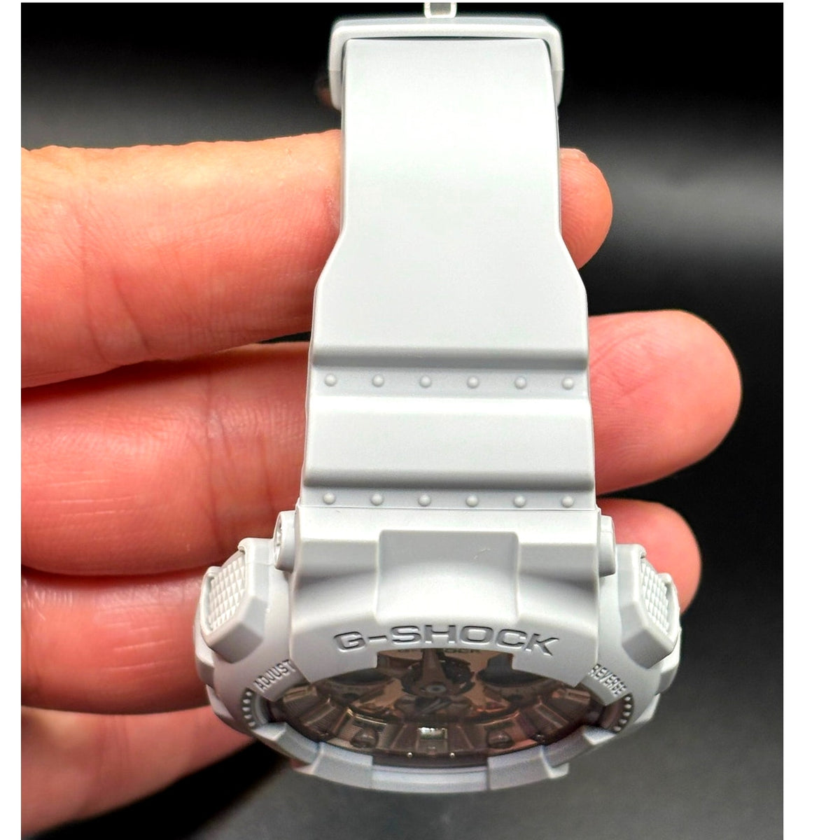 Casio G-Shock GMA-S120MF-8A Matte Gray Metallic Rose Gold Dial Women's Watch
