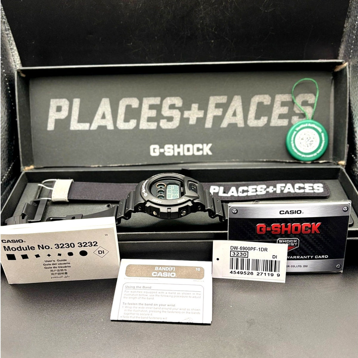 Casio G-Shock DW-6900PF-1 PLACES+FACES Limited Edition Full Set