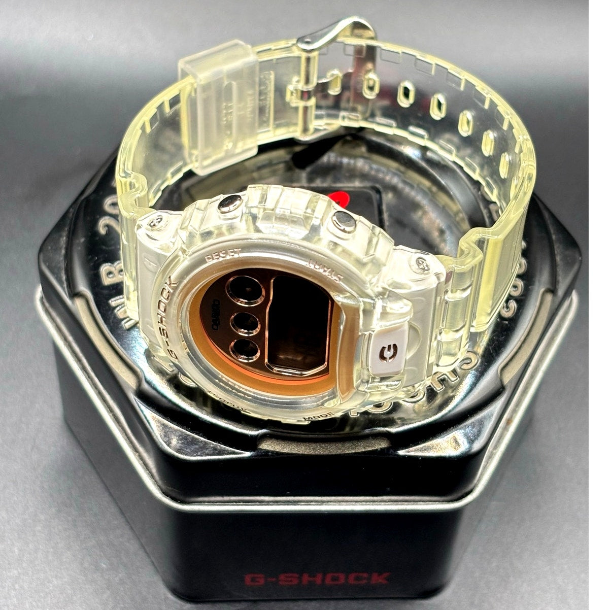 Casio G-Shock GMD-S6900SR-7 S Series Translucent Rose Gold Women’s Watch NIB