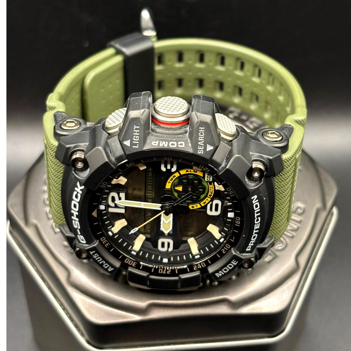 Casio G-Shock Mudmaster GG-1000-1A3 Twin Sensor Green Men’s Watch 200M