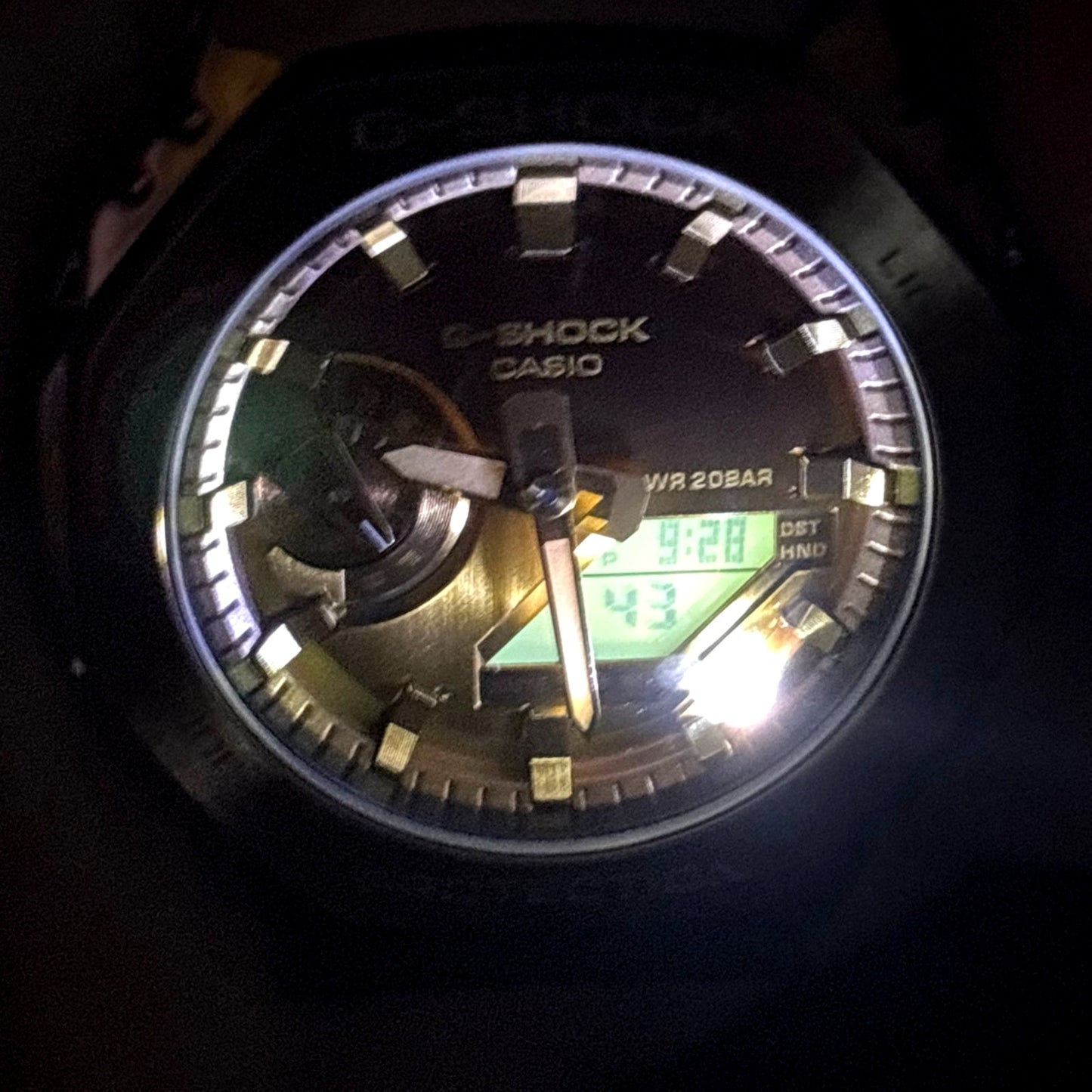 Casio G-Shock GM2100CL-5A CasiOak Metal Bronze Tone Ana-Digi Men's Watch NIBWT