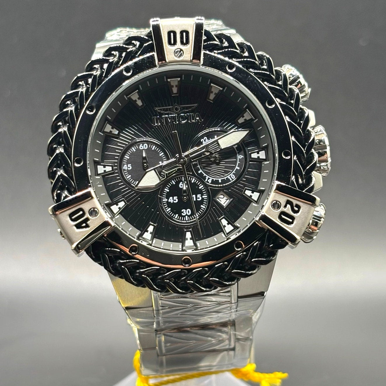 Invicta Bolt Herc 48160 Chronograph 54mm Black Stainless Steel Men’s Watch NIBWT