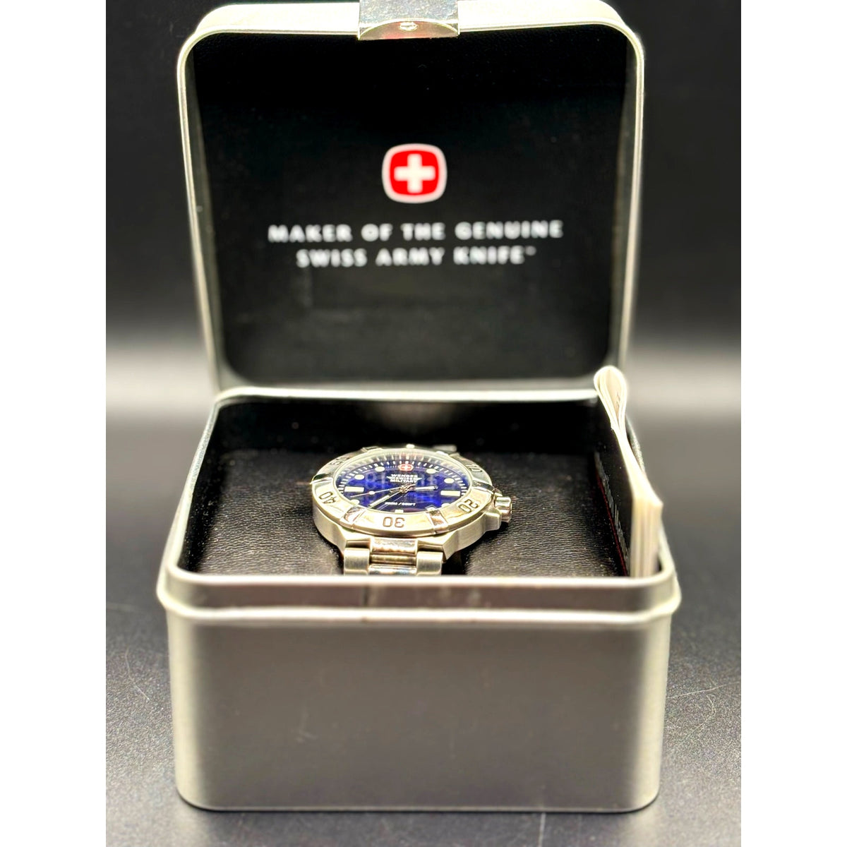 Wenger Swiss Military 79178 SeaForce Blue Dial 41mm Swiss Dive 200M Discontinued
