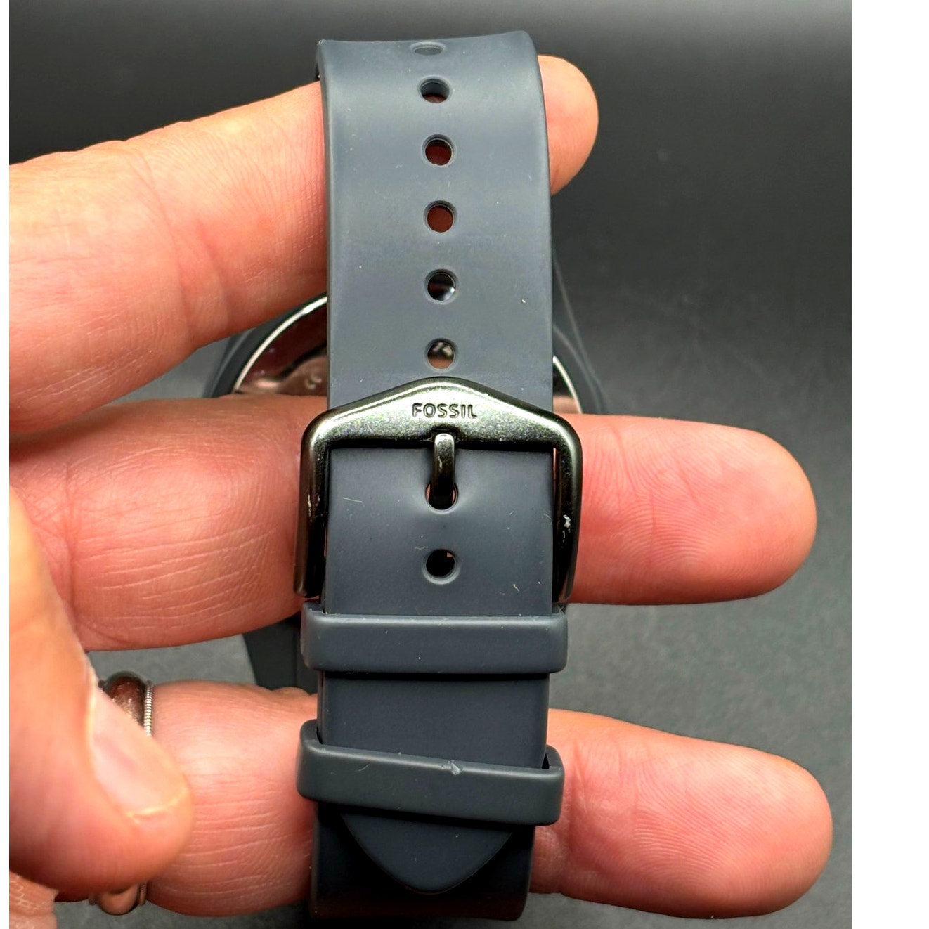 Fossil FS5221 Poptastic Sport Gray Dial Silicone Strap Multifunction Watch