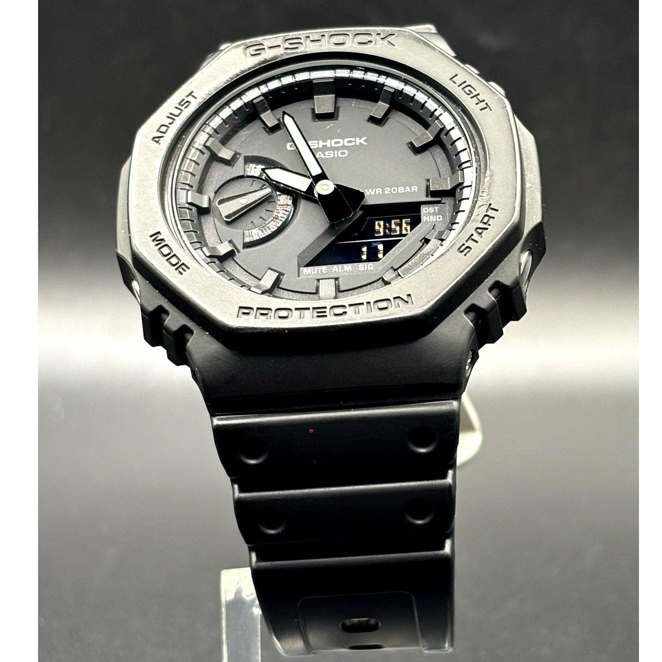 Casio G-Shock GA2100-1A1 Monochrome Black Carbon Core Analog Digital Men’s Watch